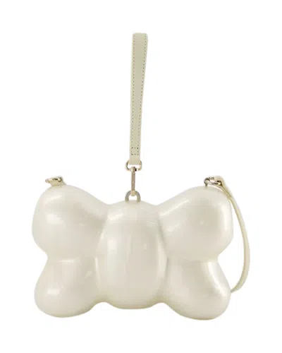 SIMONE ROCHA BOW BAG CROSSBODY - SIMONE ROCHA - LEATHER - BEIGE