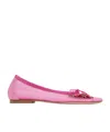 Simone Rocha Bow Ballet Shoes In Pink