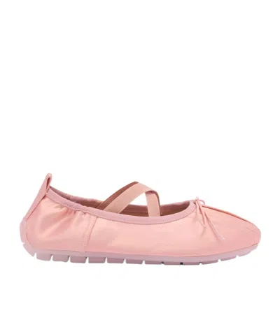 Simone Rocha Bow Ballet Shoes In Pink