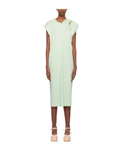 Simone Rocha Bow Detail Dress In White