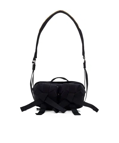 Simone Rocha Bow-detail Faux Pearl-embellished Tote Bag In Black