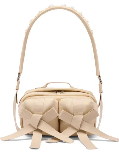 SIMONE ROCHA BOW-DETAIL SHOULDER BAG