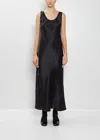 Simone Rocha Bow Detail Silk Camisole Dress In Black