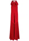 Simone Rocha Bow-embellished Silk-satin Gown