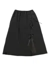 Simone Rocha Bow-embellished Skirt In Black