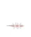 Simone Rocha Pink Petite Bow Detail Flower Hair Clip In Pink