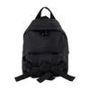 Simone Rocha Bow Front Backpack - Nylon - Black In Black