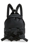 Simone Rocha Bow Front Backpack In Black