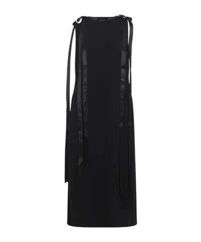 SIMONE ROCHA SIMONE ROCHA BOW DETAILED SLEEVELESS DRESS