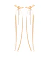 Simone Rocha Bow Ribbon Drip Earrings
