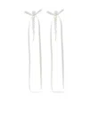 Simone Rocha Bow Ribbon Drip Earrings Accessories