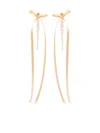 Simone Rocha Bow Ribbon Drip Earrings Accessories