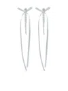 Simone Rocha Bow Ribbon Drip Earrings Accessories