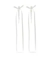 Simone Rocha Bow Ribbon Drip Earrings Accessories