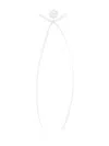 Simone Rocha Bow Ribbon Stud Earrings In Gold
