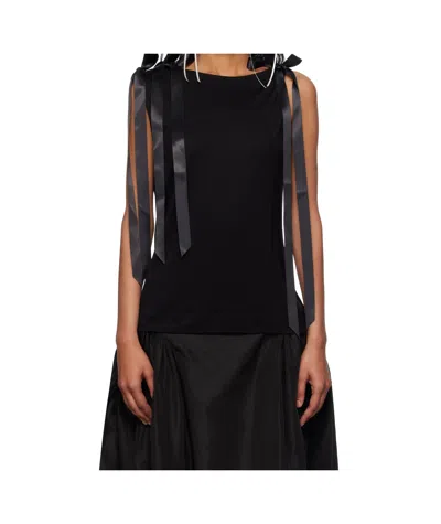 SIMONE ROCHA BOW RIBBON TAIL VEST