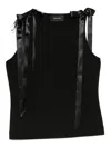 Simone Rocha Bow Ribbon Tank Top