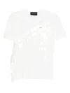 Simone Rocha "bow Sash" Easy T-shirt In White