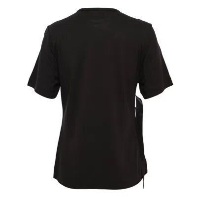 Simone Rocha Bow Sash Easy T-shirt In Black