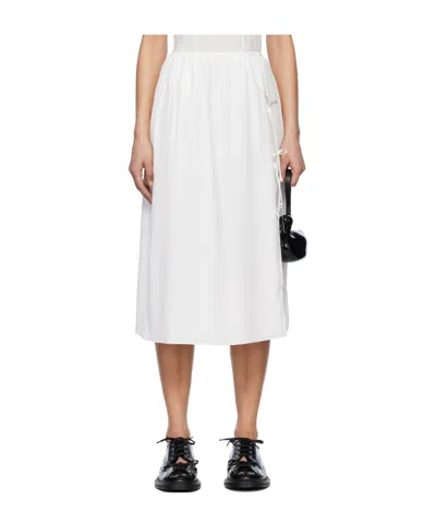 SIMONE ROCHA BOW SLIT COLUMN SKIRT