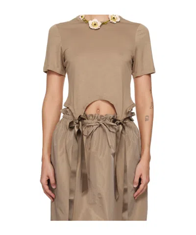 SIMONE ROCHA BOW TAIL EASY T-SHIRT