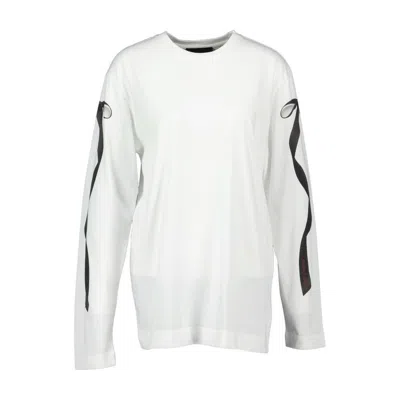Simone Rocha Bow Tail T Shirt - Cotton - White