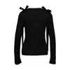 Simone Rocha Bow Tail T Shirt In Black
