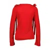 Simone Rocha Bow Tail T Shirt In Red