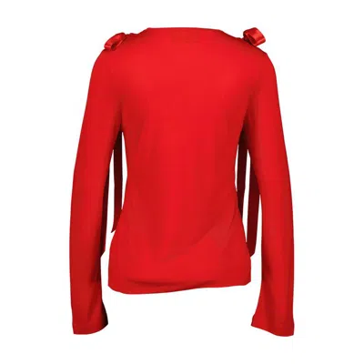 Simone Rocha Bow Tail T Shirt In Red