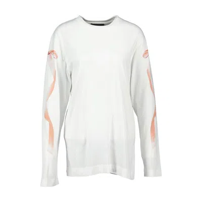 Simone Rocha Bow Tail T Shirt In White
