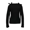 Simone Rocha Bow Tail T Shirt In Black