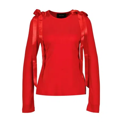 SIMONE ROCHA SIMONE ROCHA BOW TAIL T SHIRT