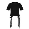 Simone Rocha Bow Tails T-shirt In Black