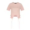 Simone Rocha Pink Easy T-shirt In Pink