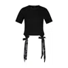 Simone Rocha Bow Tails T-shirt In Black