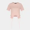 Simone Rocha Pink Easy T-shirt In Pink