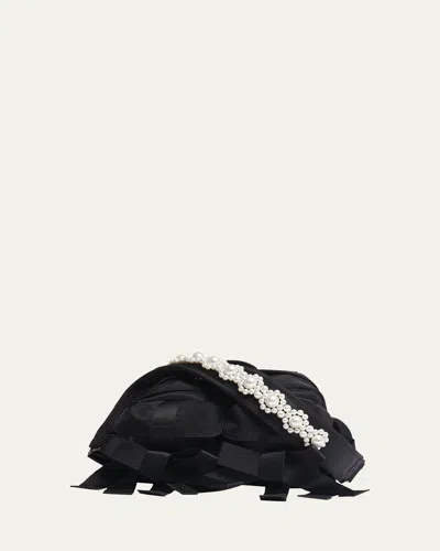 SIMONE ROCHA BOW ZIP BUM CROSSBODY BAG