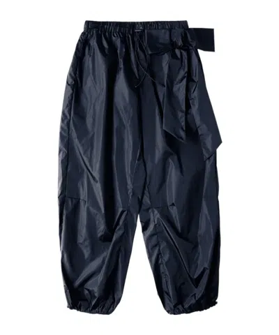 Simone Rocha Bow-detail Track Pants In Black