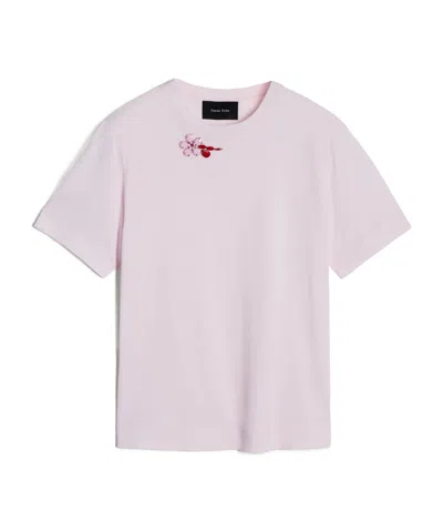 Simone Rocha Boy Embroidered T-shirt In White