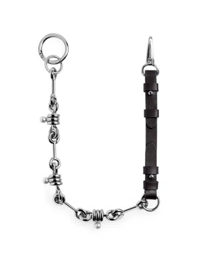 Simone Rocha Bridle Stacked-link Pearl Wallet Chain In Multi