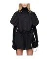 Simone Rocha Black Beaded Shirt In Black