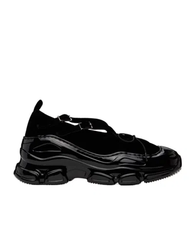 Simone Rocha Buckle Decorative Ballet Shoes In Black