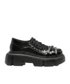 Simone Rocha Buckle-strap Platform Boots In Black