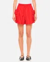 Simone Rocha Flare Pocket Pull-on Cargo Shorts In Red