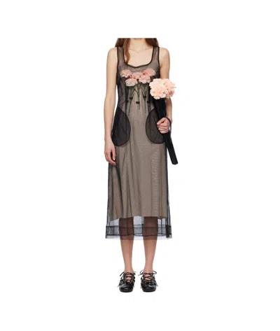 SIMONE ROCHA CARNATION DART DRESS