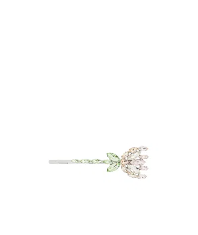 Simone Rocha Carnation Hair Clip In Pink And Multicolour