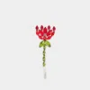 Simone Rocha Haarspange Carnation Mit Kristallen In Red