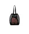 Simone Rocha Tote Carnation Pocket Mit Leder In Black