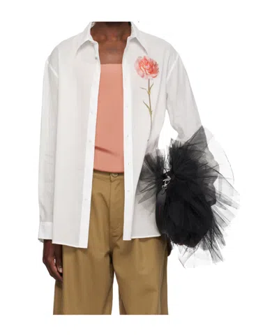 SIMONE ROCHA CARNATION-PRINT SHIRT