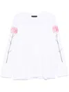 Simone Rocha Man White T-shirts & Tank Tops In 白色